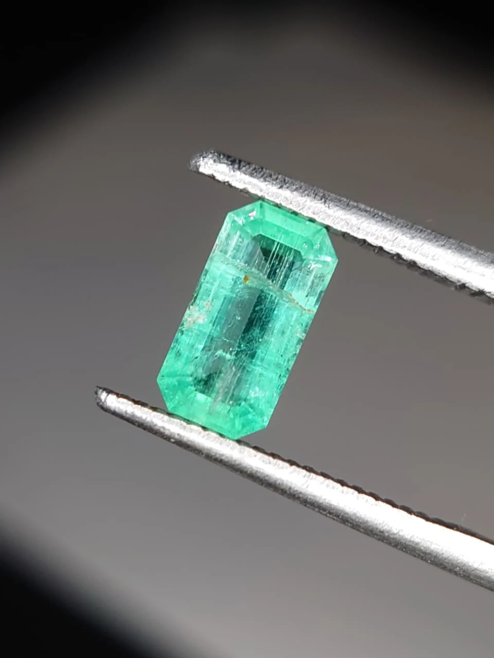 0.7ct Natural Emerald Faceted Panjshir Emerald from Afghanistan — view 4